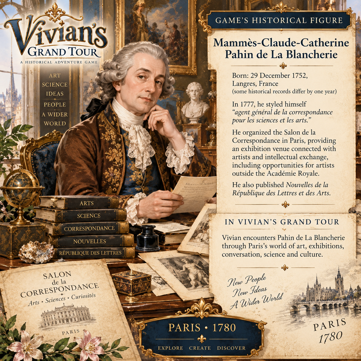 Pahin de la Blancherie and the Salon de la Correspondance